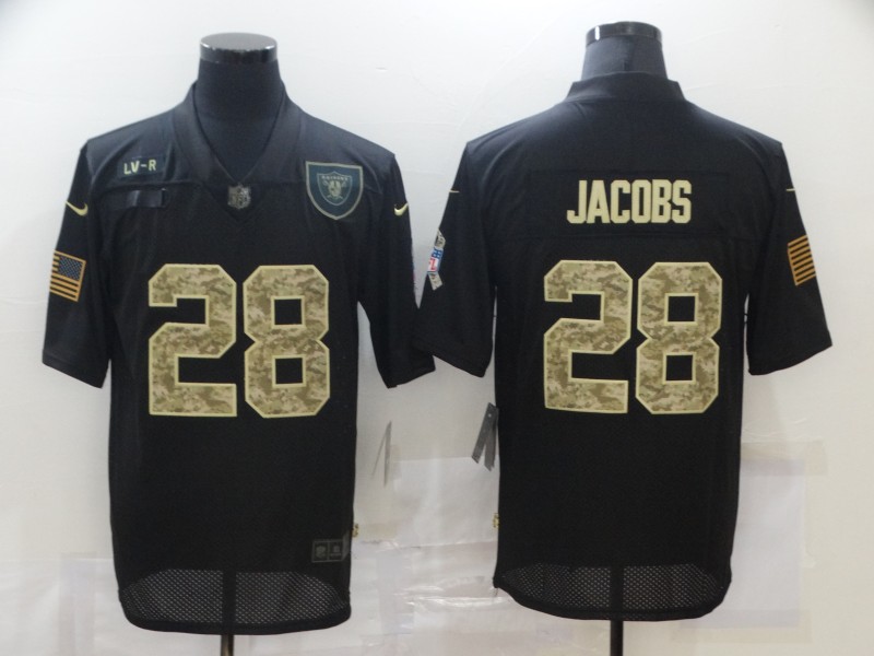 Men's Las Vegas Raiders Josh Jacobs Black Authentic Jersey